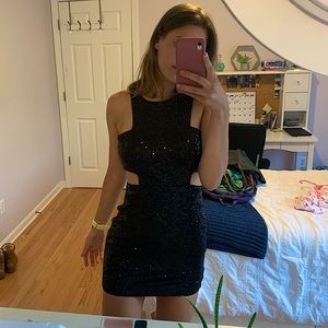 Express Sequin Cocktail Dress